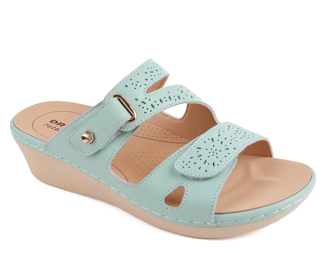 DR.KONG WOMEN REMOVABLE INSOLE SANDALS DK-S8000349E3-BLU(RP : $189)