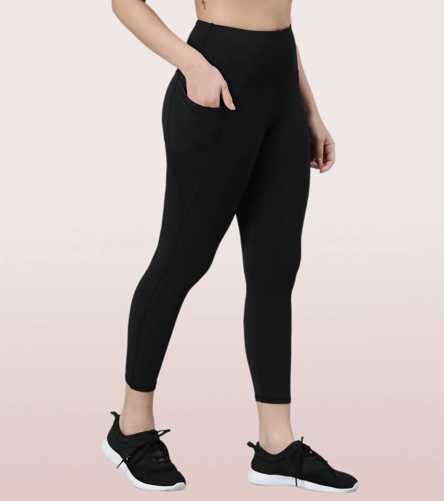 Enamor Basic Workout Legging | Dry Fit High Waist Workout Legging For Women | A605