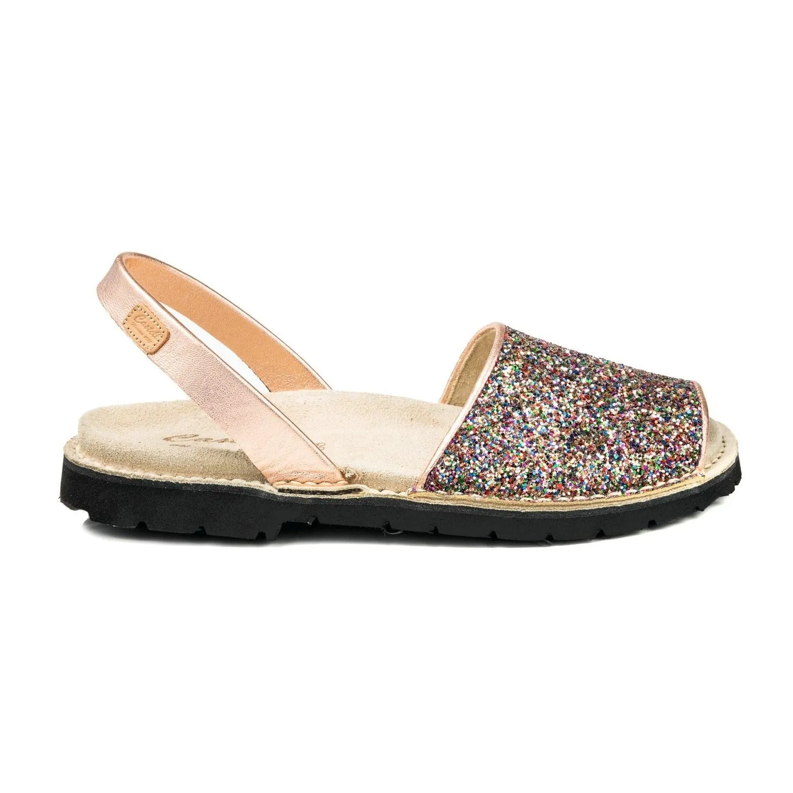 Ergonomic Glitter Menorcan Sandal For Women - 343 1059R