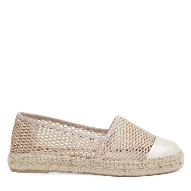 Glitter Cotton Blend Wedge Espadrille for Women - Ronda-ZY