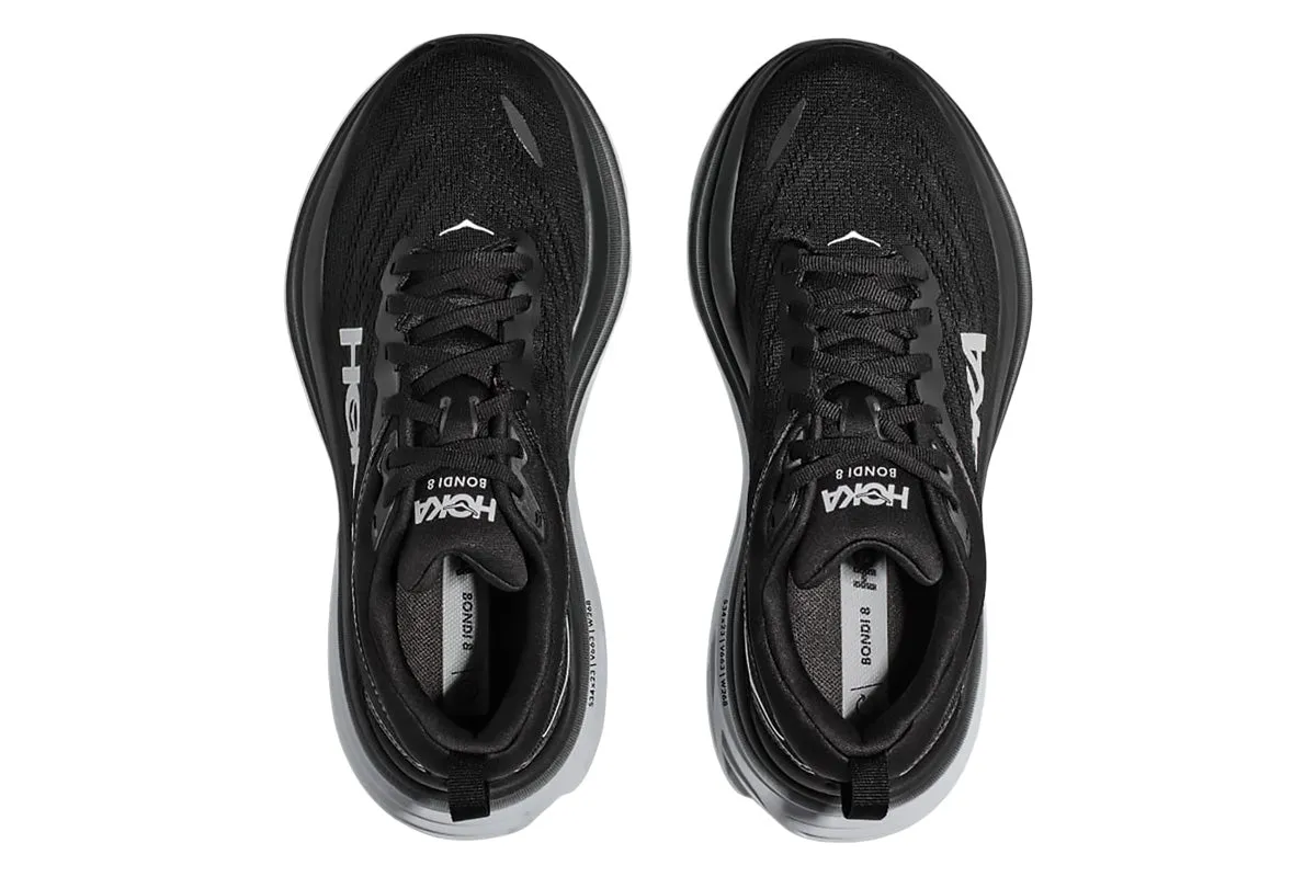 Hoka Bondi 8 4E Black/White Mens