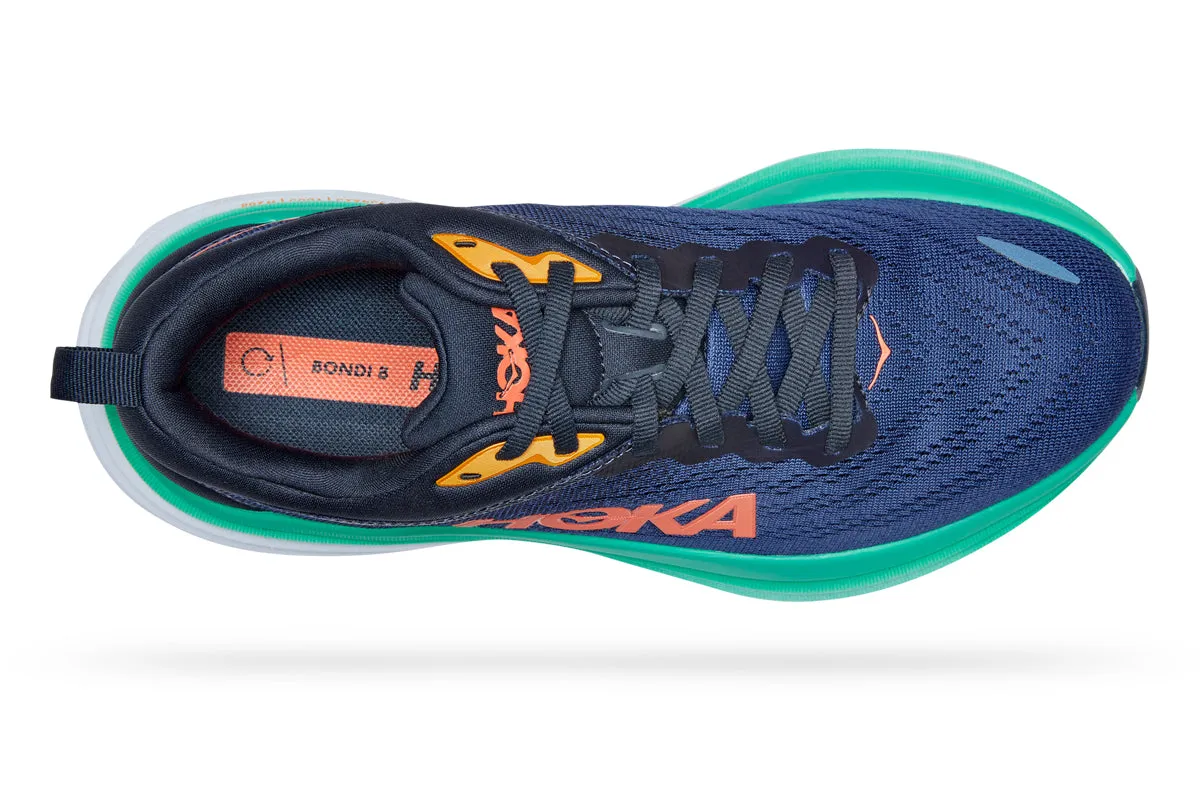 Hoka Bondi 8 B Outer Space / Bellwether Blue Womens