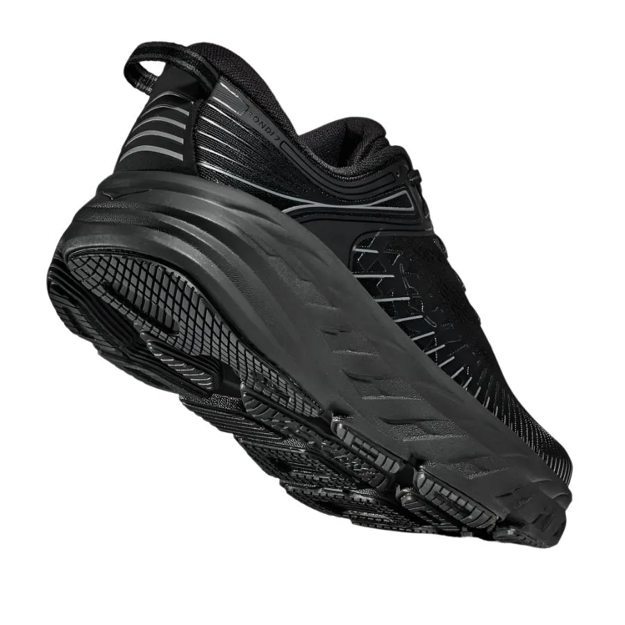 Hoka Women's Bondi 7 Black / Black Wide