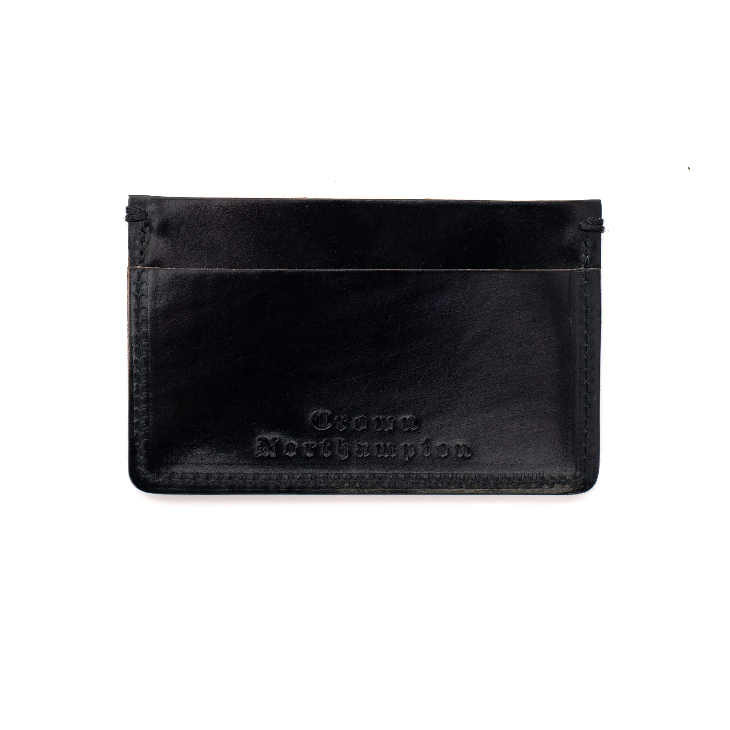 Houghton Card Holder - Black Horween Shell Cordovan