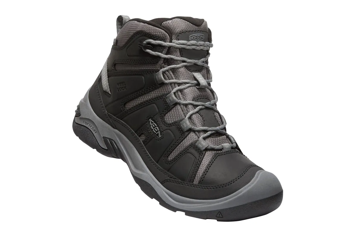 Keen Circadia Mid WP 2E Black/Steel Grey Mens