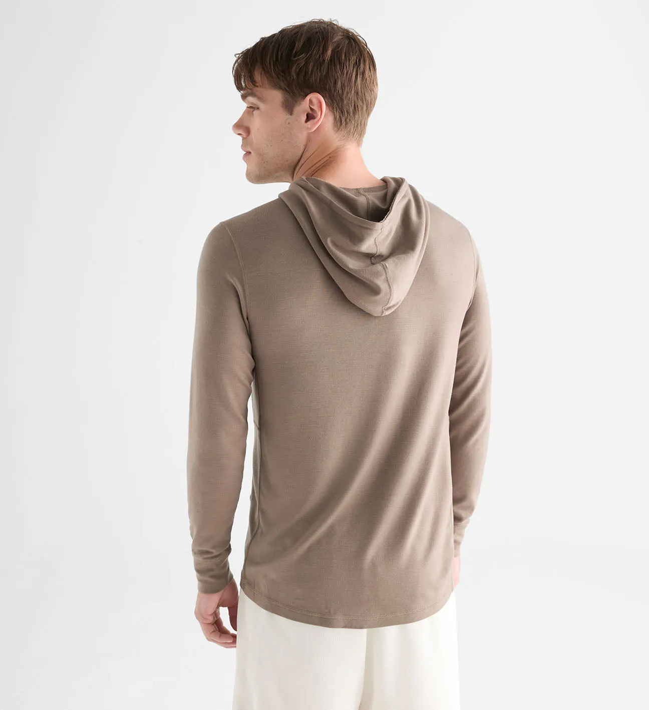 Men's Blended Merino Wool Hoodie