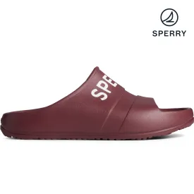 Men's Float Slide Logo Sandal - Burgandy (STS24798)