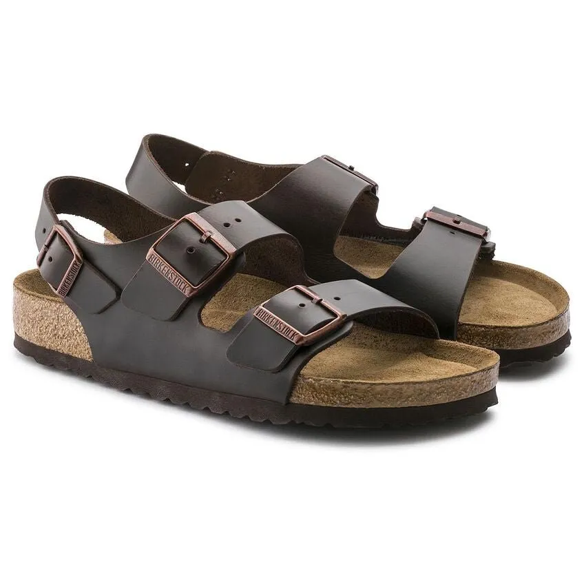 Milano Soft Footbed Leather Amalfi Testa Di Moro