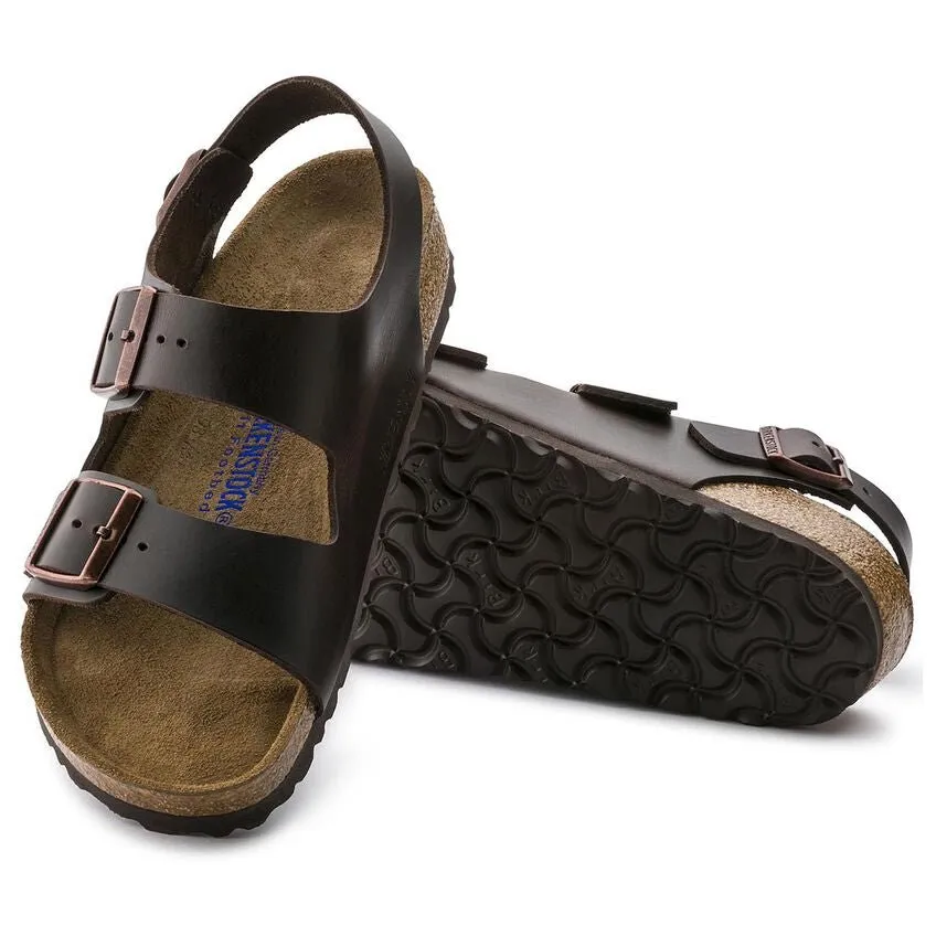 Milano Soft Footbed Leather Amalfi Testa Di Moro