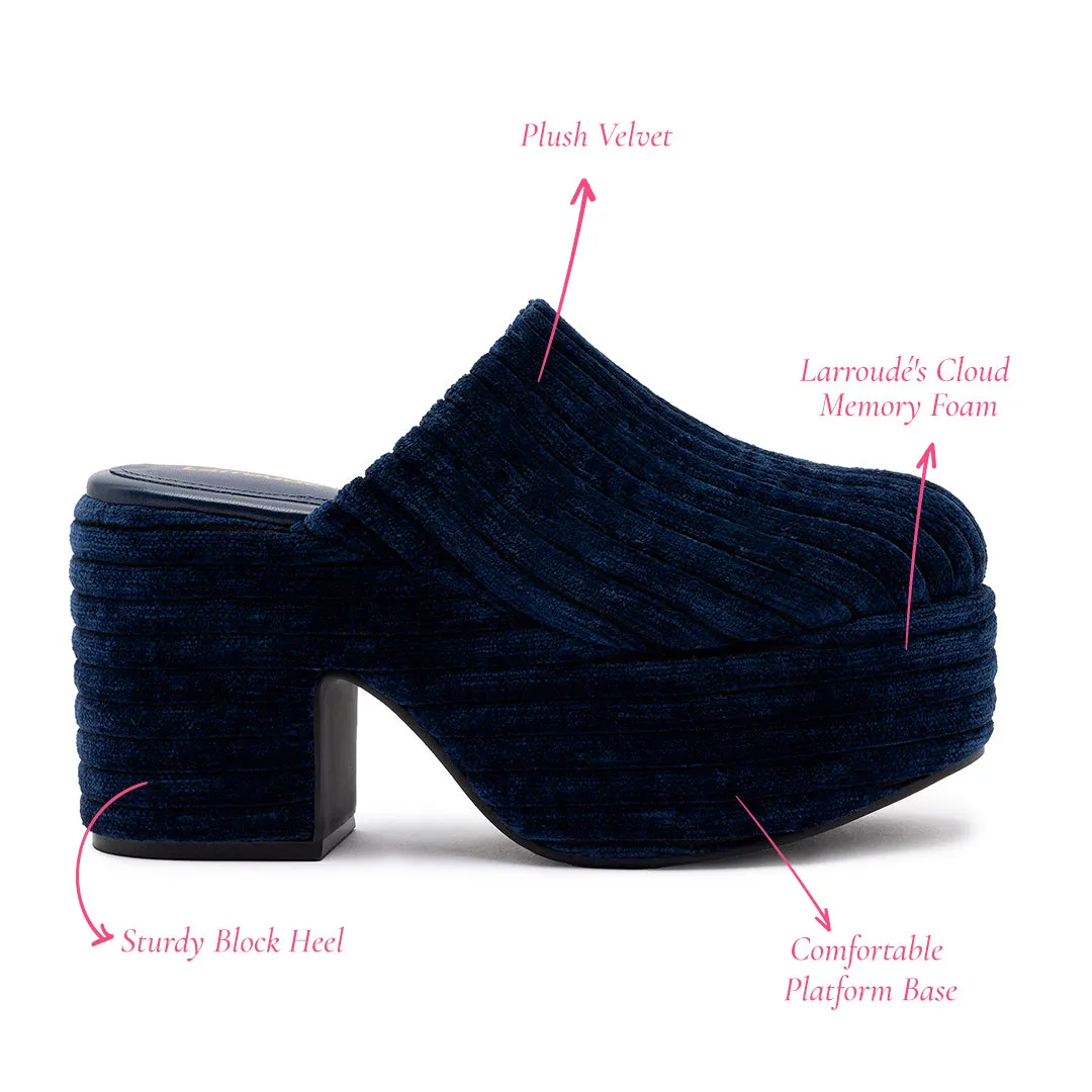 Miso Clog In Midnight Velvet