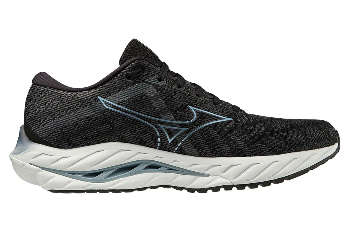 Mizuno Wave Inspire 19 2E Black/Glacial Ridge/Illusion Blue Mens