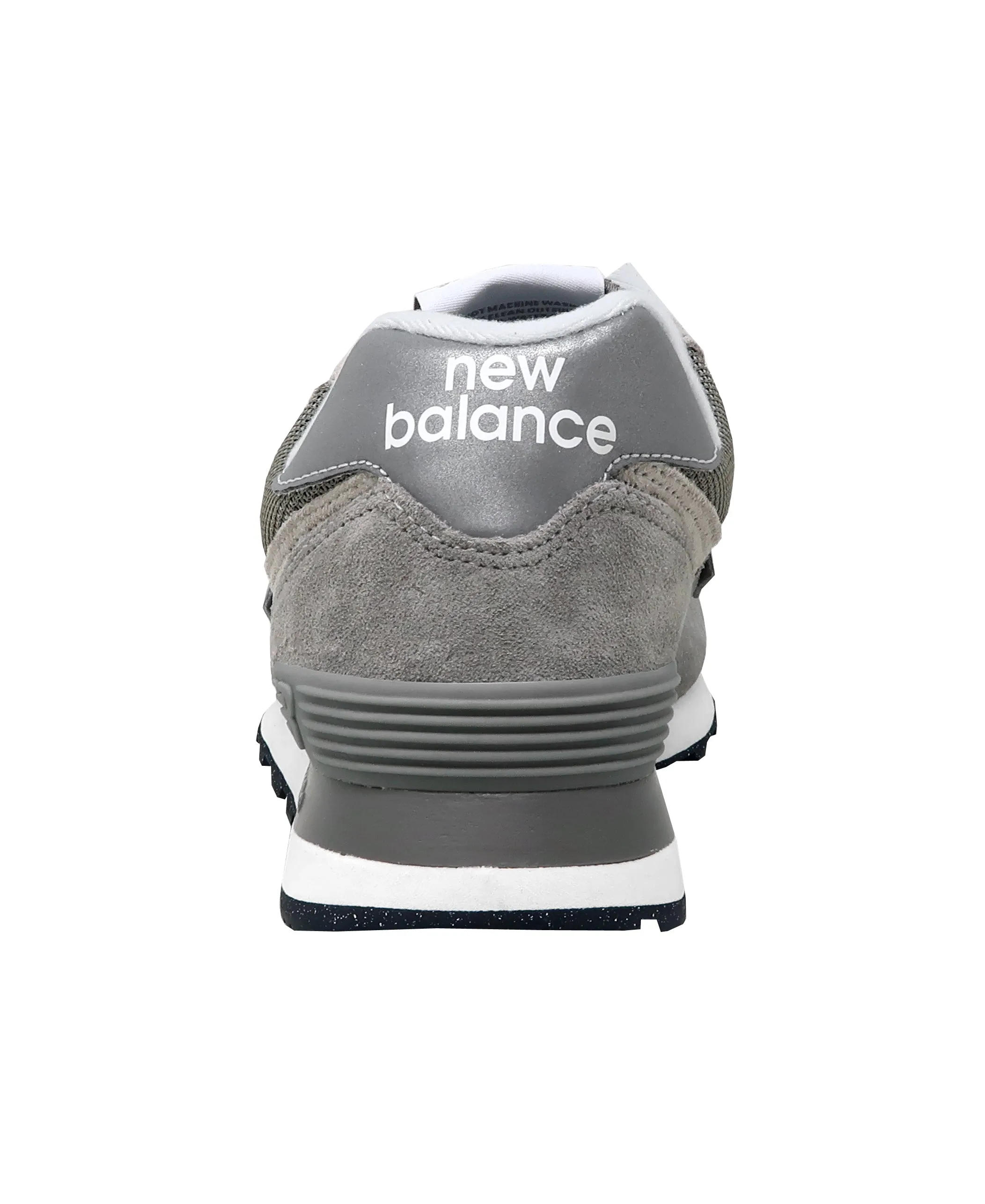 New Balance Men's Classic Traditionnels 574 Gray/White Suede Shoes