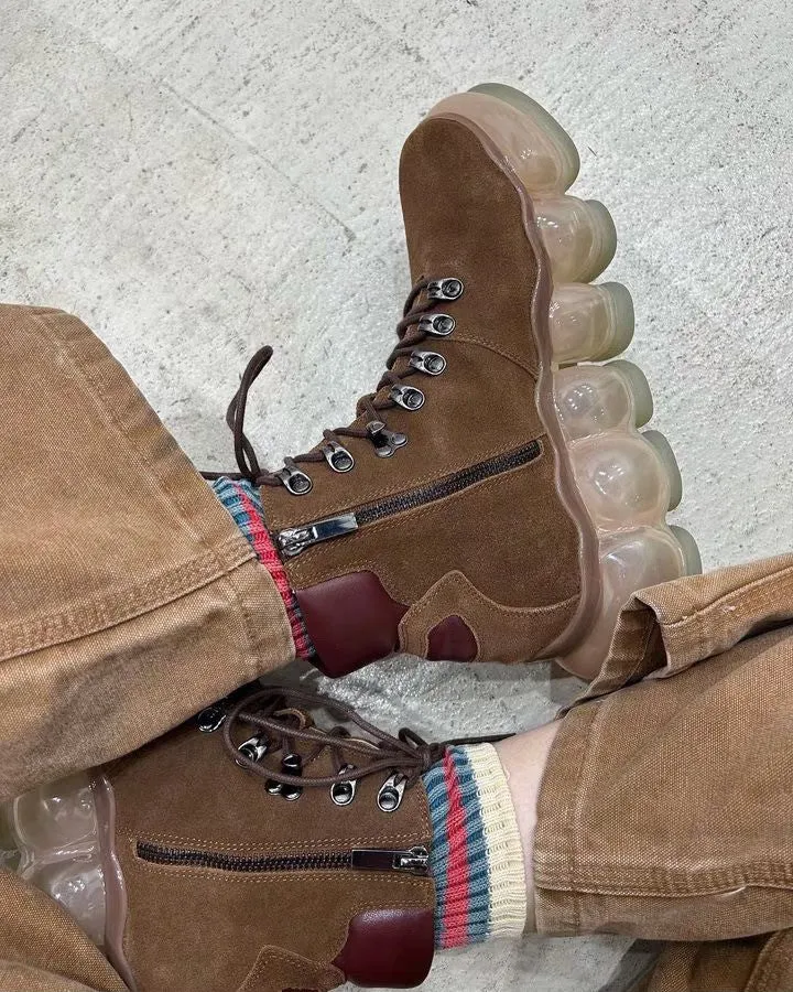 New “Jewelry” Mountain Boots / Brown