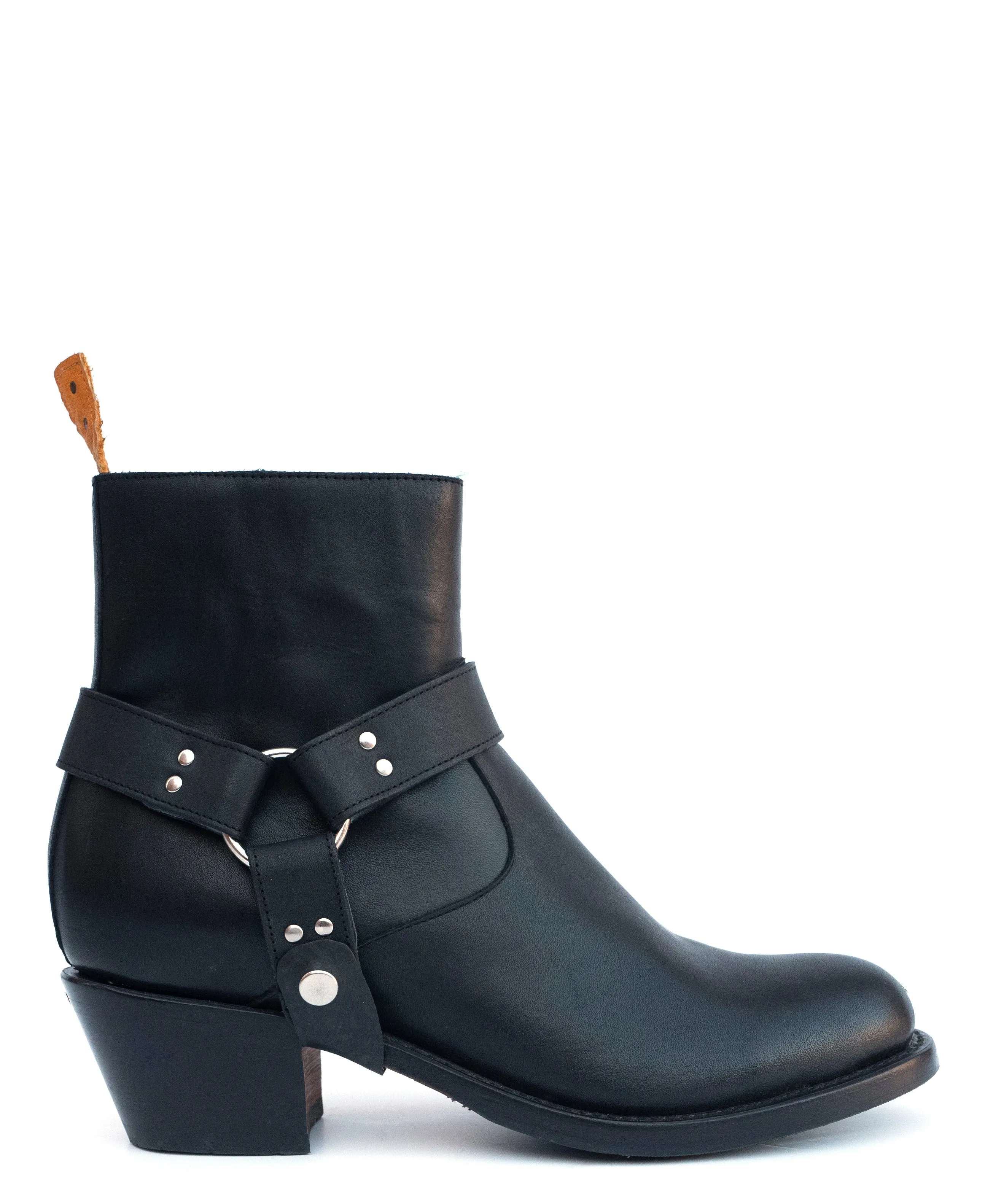 No.2070 HIGHROAD ankle zip boot Black PRE-SALE