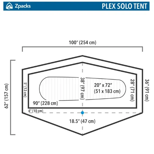 Plex Solo Tent by Zpacks