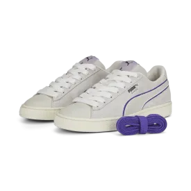 PUMA x LAUREN LONDON Suede Women's Sneakers - White/Purple