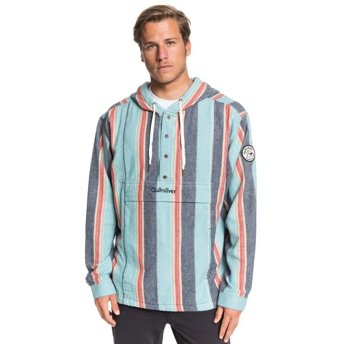 Quiksilver Men's Neo Inca Hooded Flannel Anorak