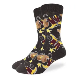 "Cowboys" Crew Socks by Good Luck Sock