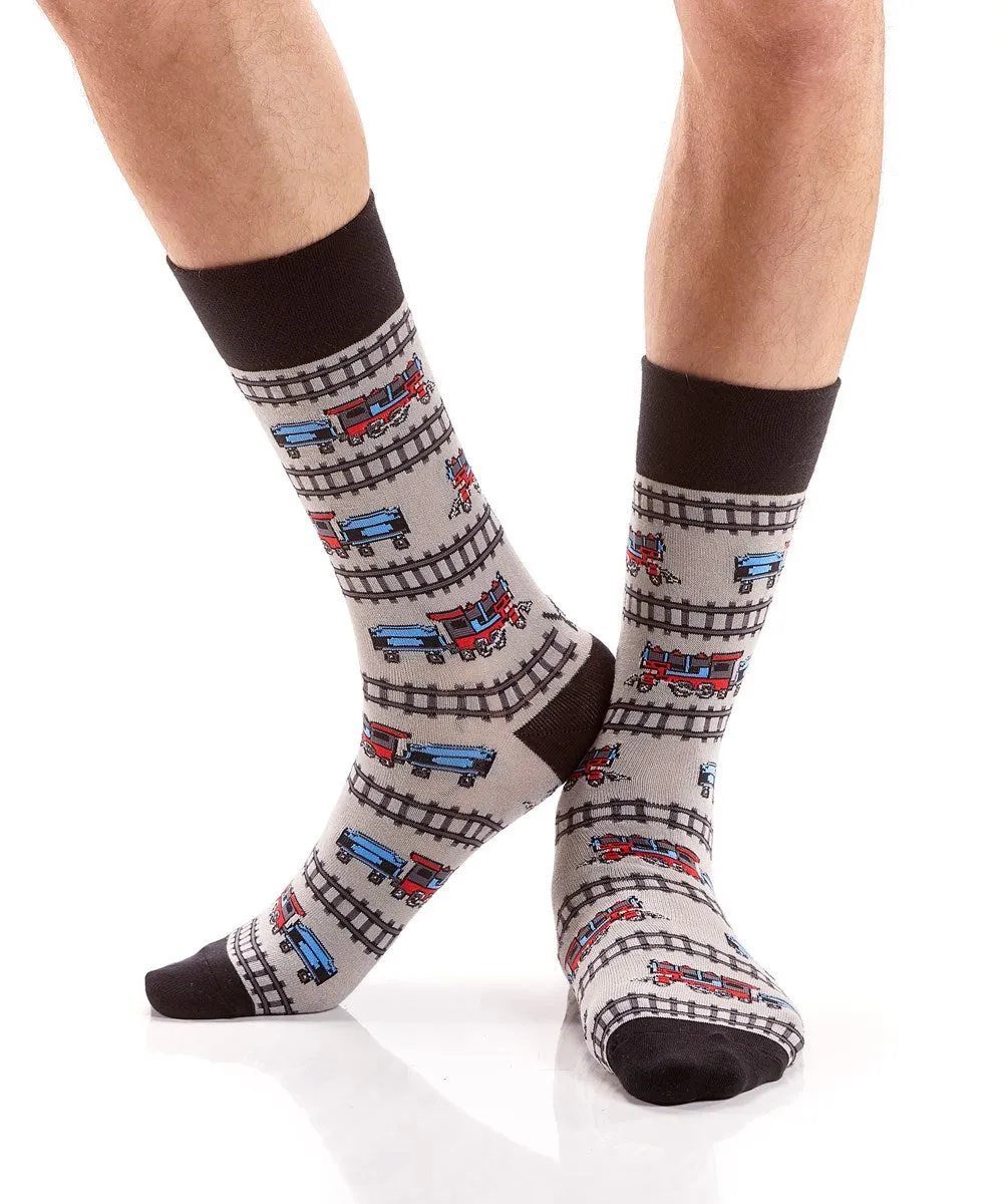 "Let's Get Loco" Dress Crew Socks by YO Sox - Large