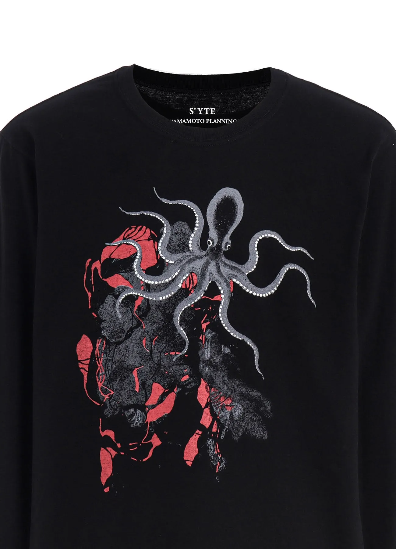 "OCTOPUS" GRAPHIC LONG-SLEEVED T-SHIRT