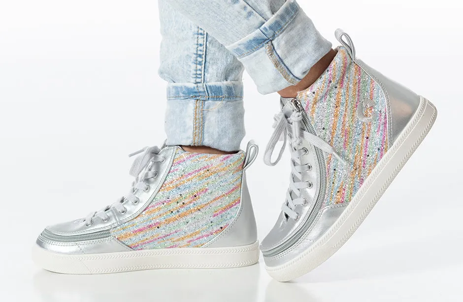 Silver Rainbow BILLY Classic Lace High Tops