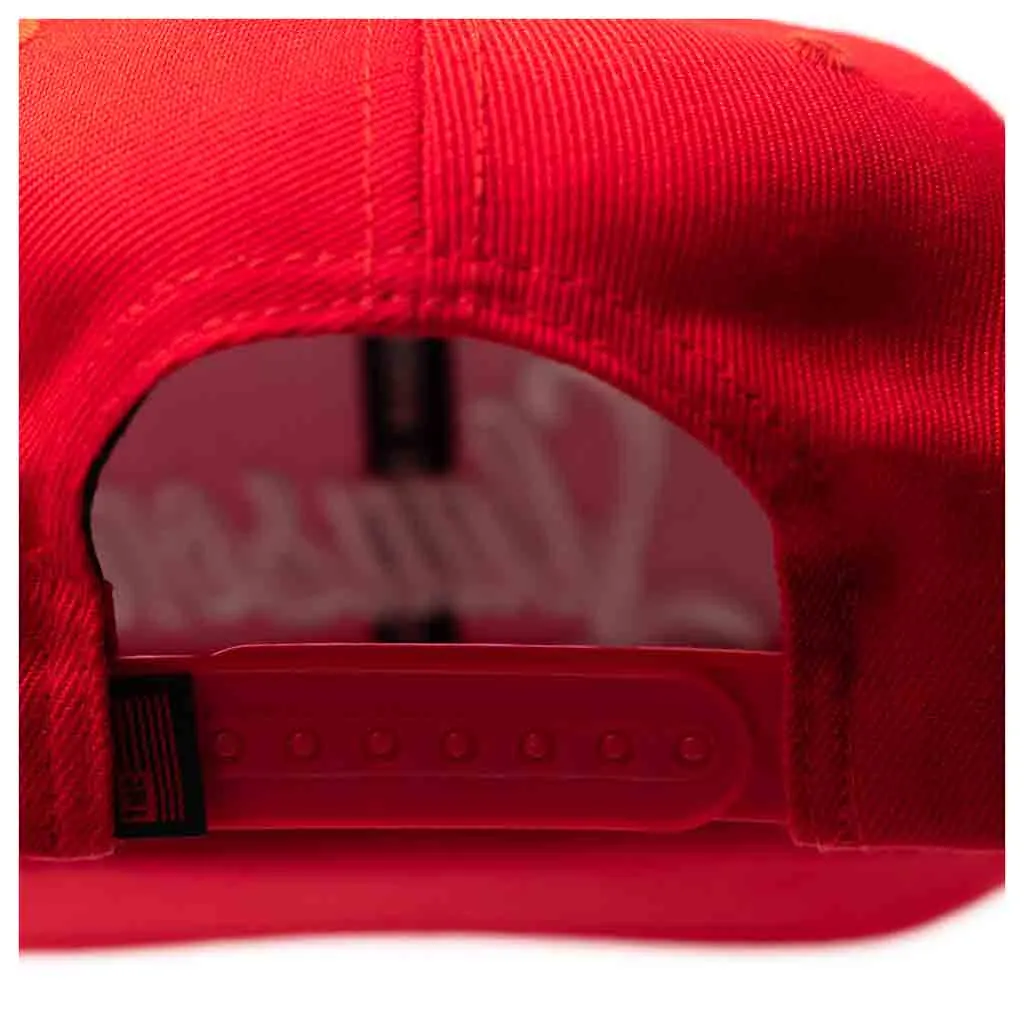 Slauson Limited Edition Snapback - Red/White