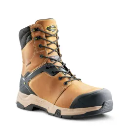 Terra Carbine Men's WP 8 inch Composite Toe Work Boot - WHEAT TR0A4TCRFWE