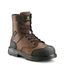 Terra Patton Unisex 8" Aluminum Toe Internal MET Guard Work Safety CSA Boot 839KDB - Brown