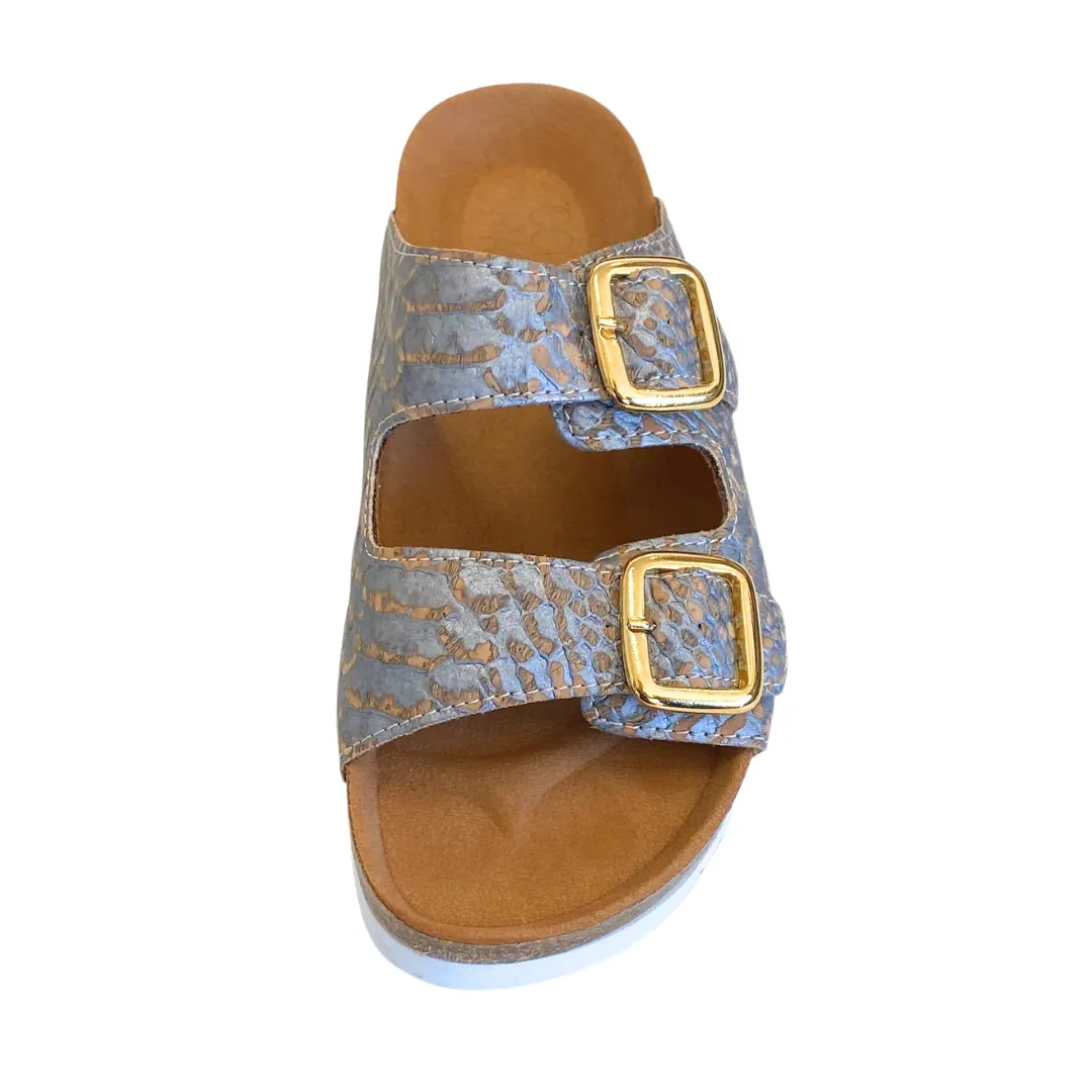 Women's Cork Sandal (Grey Piton Cork)