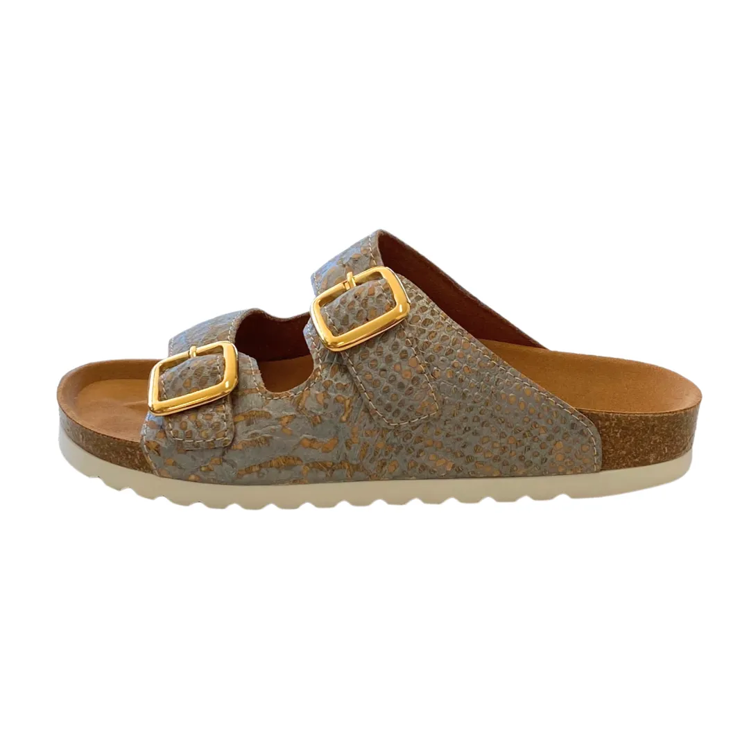 Women's Cork Sandal (Grey Piton Cork)