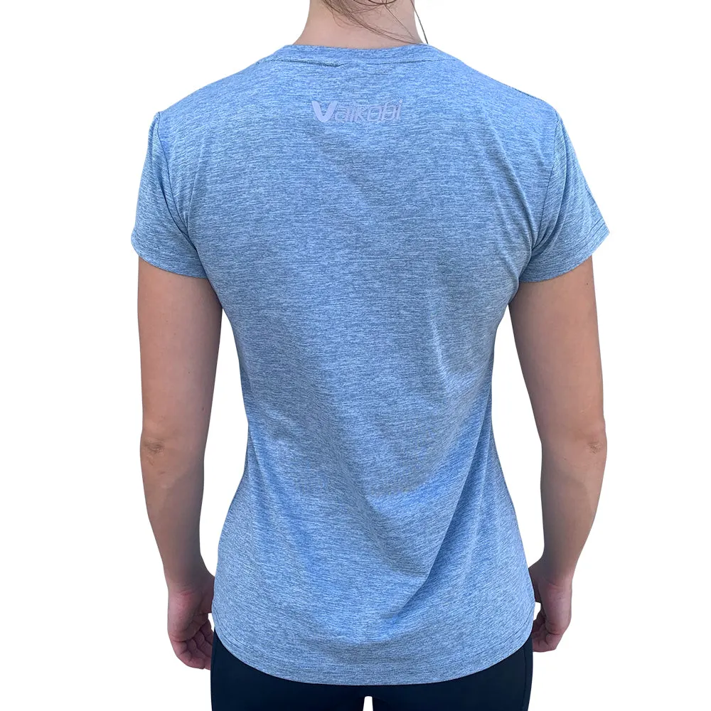 Women's UV Performance Tech Tee - Heather Blue