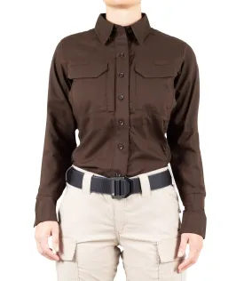 Women's V2 Tactical Long Sleeve Shirt - Kodiak Brown