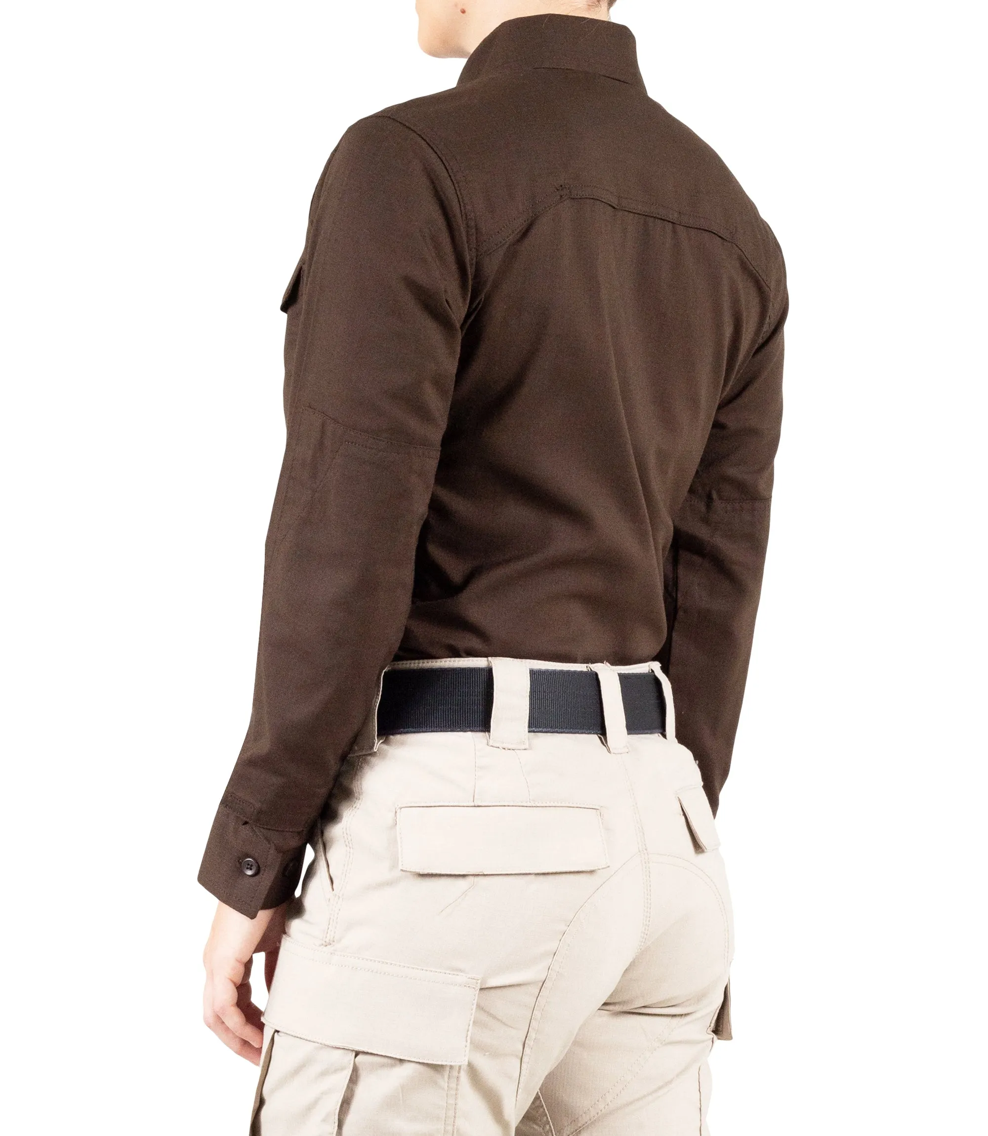 Women's V2 Tactical Long Sleeve Shirt - Kodiak Brown