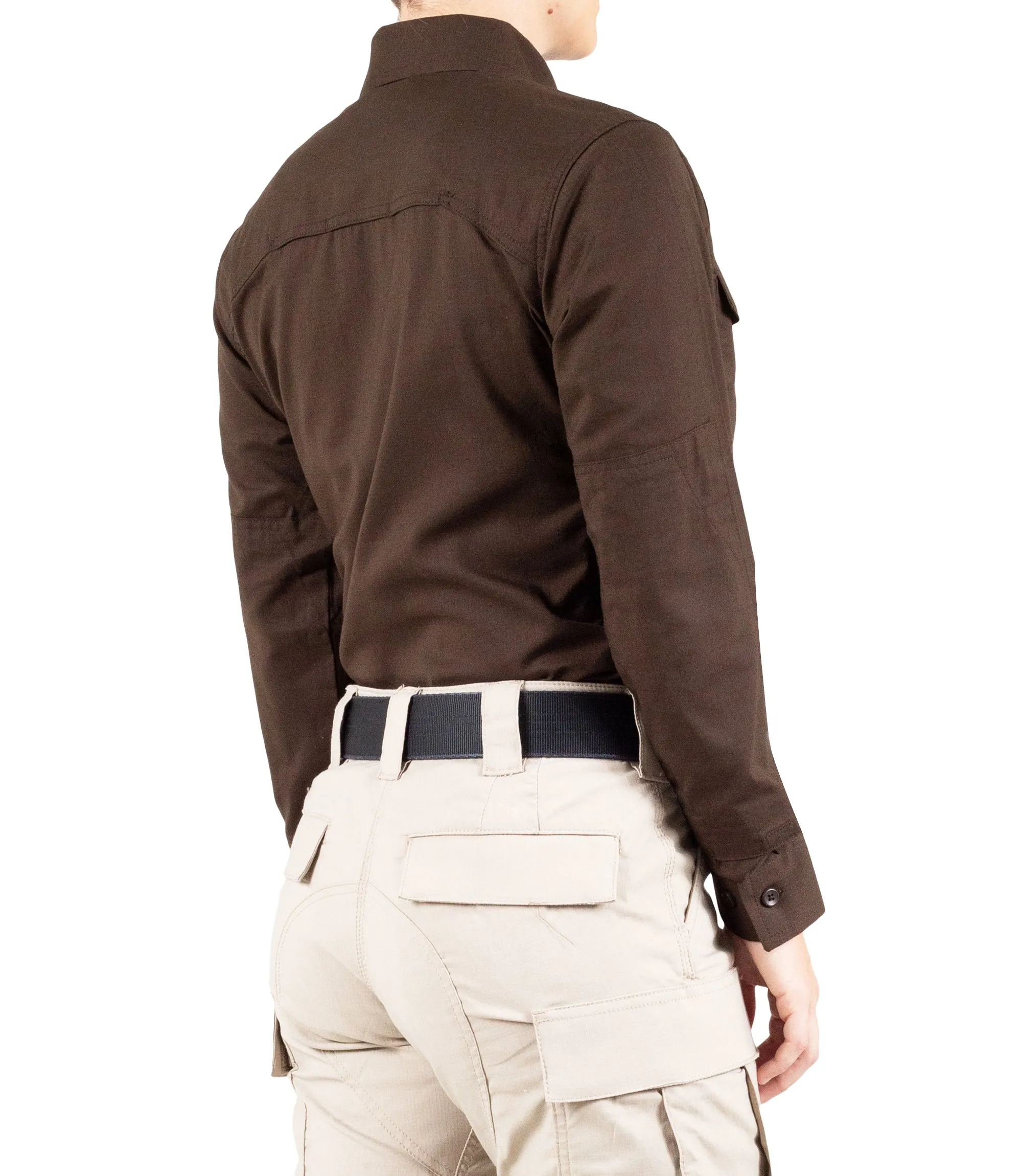 Women's V2 Tactical Long Sleeve Shirt - Kodiak Brown