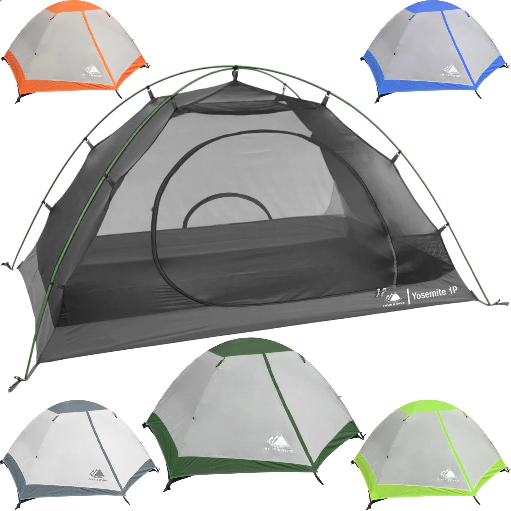 Yosemite 1 Person Backpacking Tent with Footprint